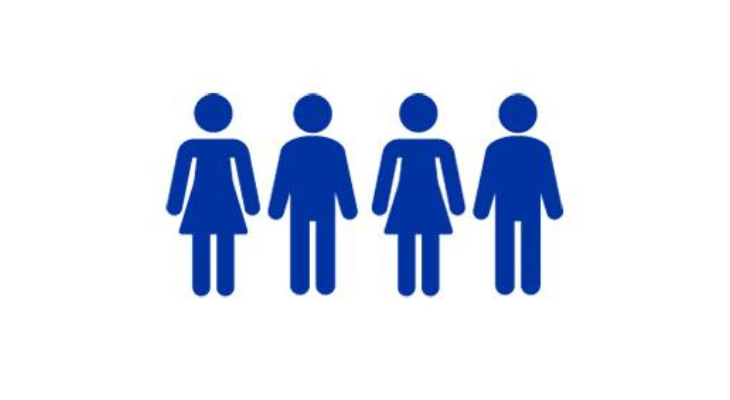 People in a line icon